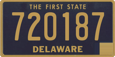 DE license plate 720187