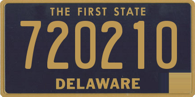 DE license plate 720210