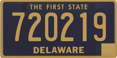 DE license plate 720219