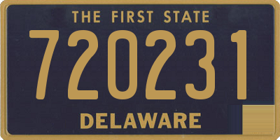DE license plate 720231