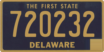 DE license plate 720232
