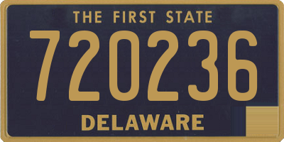 DE license plate 720236