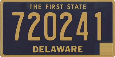 DE license plate 720241