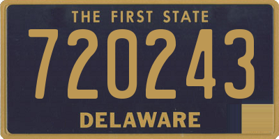 DE license plate 720243