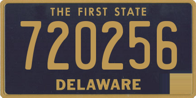 DE license plate 720256