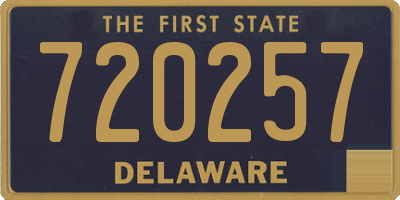 DE license plate 720257