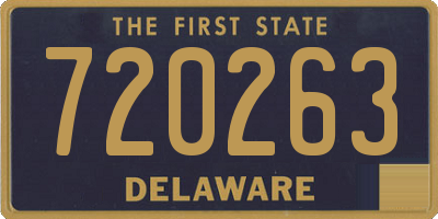 DE license plate 720263
