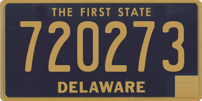 DE license plate 720273