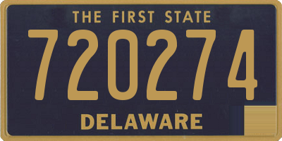 DE license plate 720274