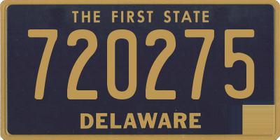 DE license plate 720275