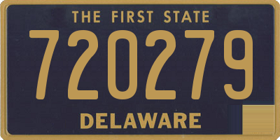 DE license plate 720279