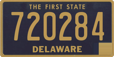 DE license plate 720284