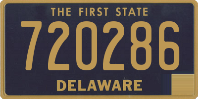 DE license plate 720286