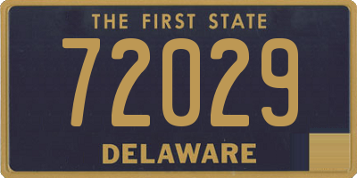 DE license plate 72029