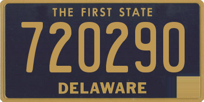 DE license plate 720290