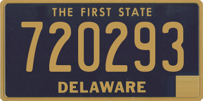 DE license plate 720293