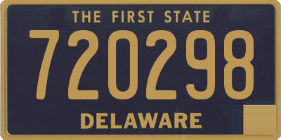 DE license plate 720298