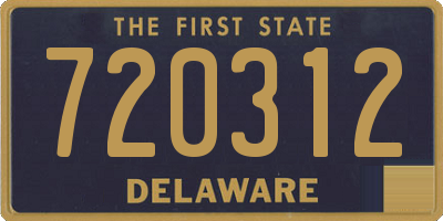 DE license plate 720312