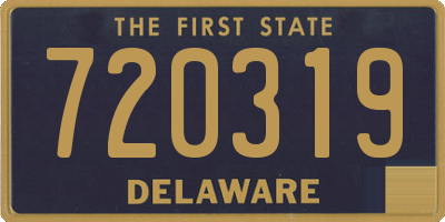 DE license plate 720319
