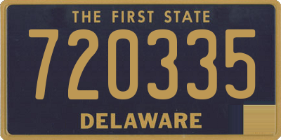 DE license plate 720335