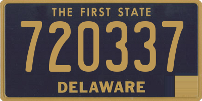 DE license plate 720337