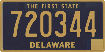 DE license plate 720344