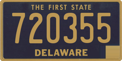 DE license plate 720355