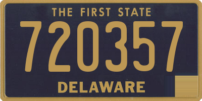 DE license plate 720357