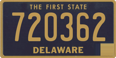 DE license plate 720362