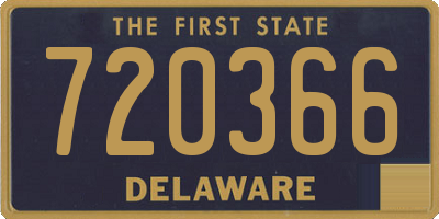 DE license plate 720366
