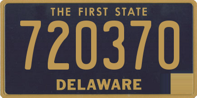 DE license plate 720370