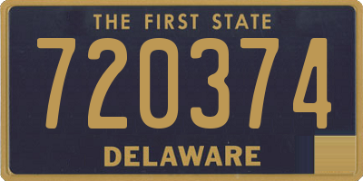 DE license plate 720374