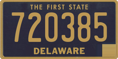 DE license plate 720385