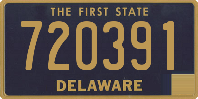 DE license plate 720391