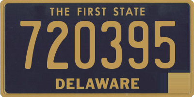 DE license plate 720395
