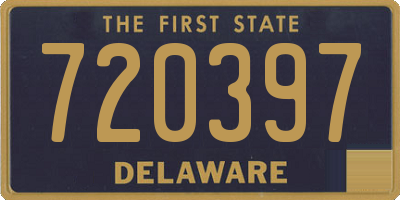 DE license plate 720397