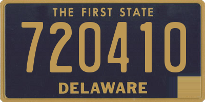 DE license plate 720410
