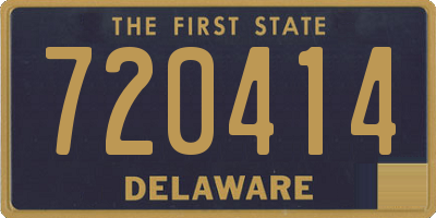 DE license plate 720414
