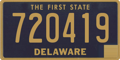 DE license plate 720419