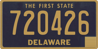 DE license plate 720426