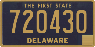 DE license plate 720430