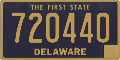 DE license plate 720440