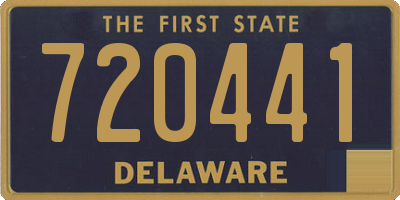 DE license plate 720441