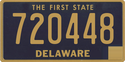 DE license plate 720448