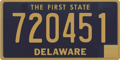 DE license plate 720451