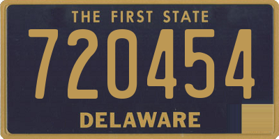 DE license plate 720454