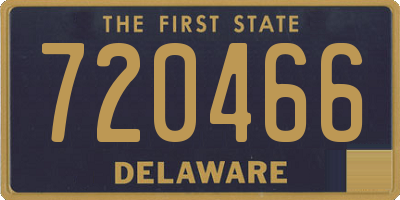 DE license plate 720466
