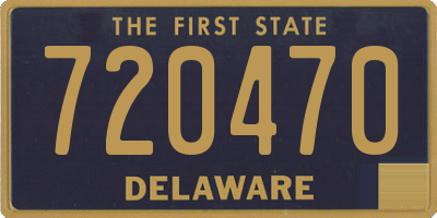 DE license plate 720470