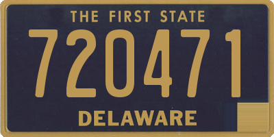 DE license plate 720471