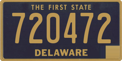 DE license plate 720472